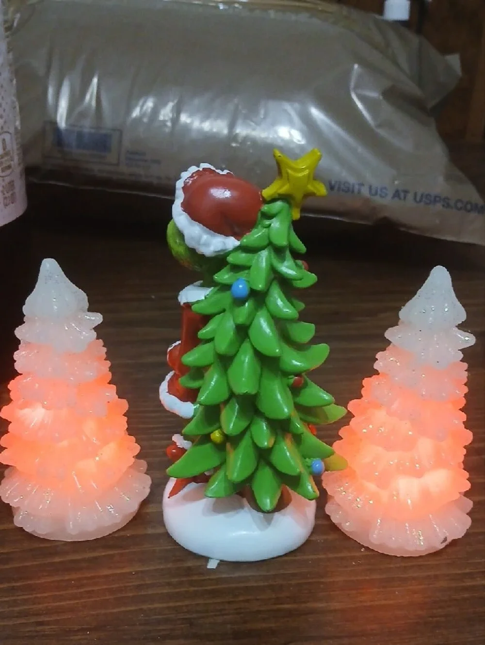 Grinch Christmas Figurine Green